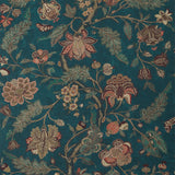 Zoffany Indienne Print Prussian Blue/Koi Fabric