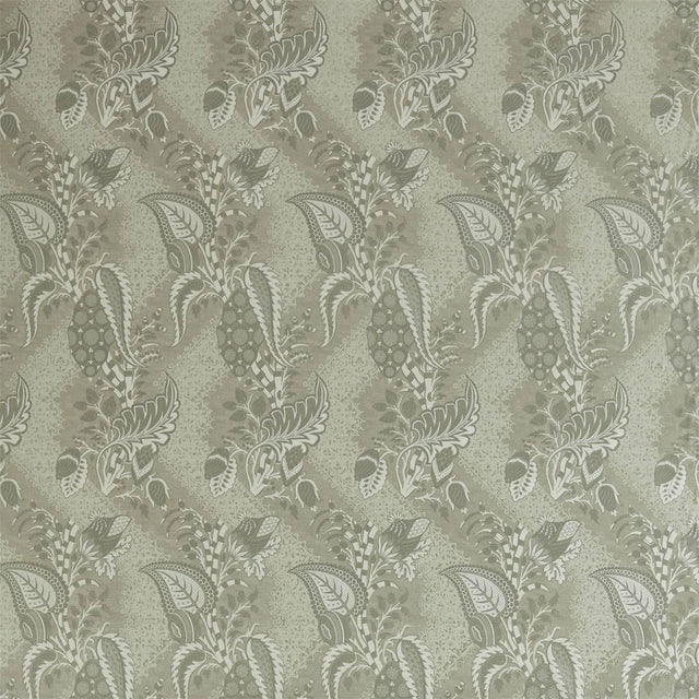 Zoffany Bizarre Velvet Platinum Grey Fabric