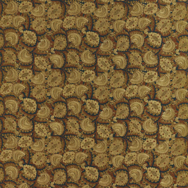 Zoffany Suzani Archive Embroidery Antique Gold/ Ink Fabric