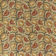 Zoffany Suzani Archive Weave Venetian Red/ Antique Fabric