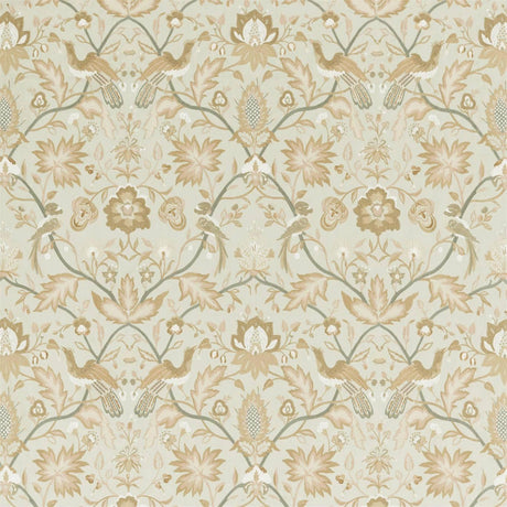 Zoffany Oiseaux de Paradis Embroidery Mineral Fabric