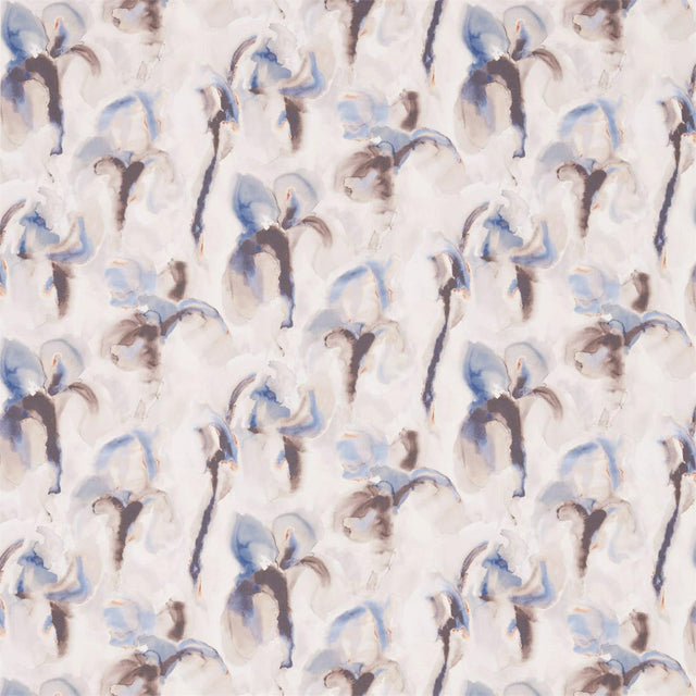 Zoffany Water Iris Ink/Charcoal Fabric
