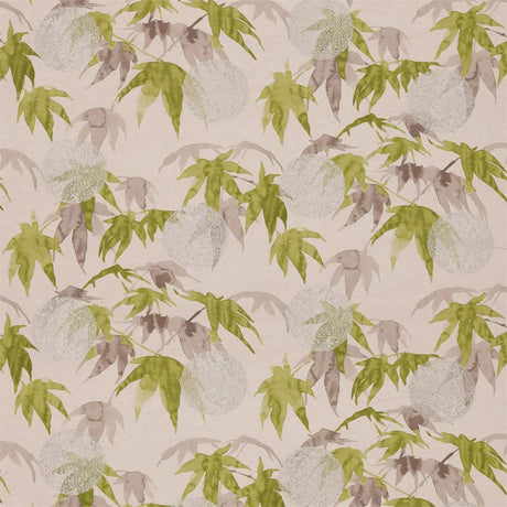 Zoffany Acer Platinum/Leaf Fabric