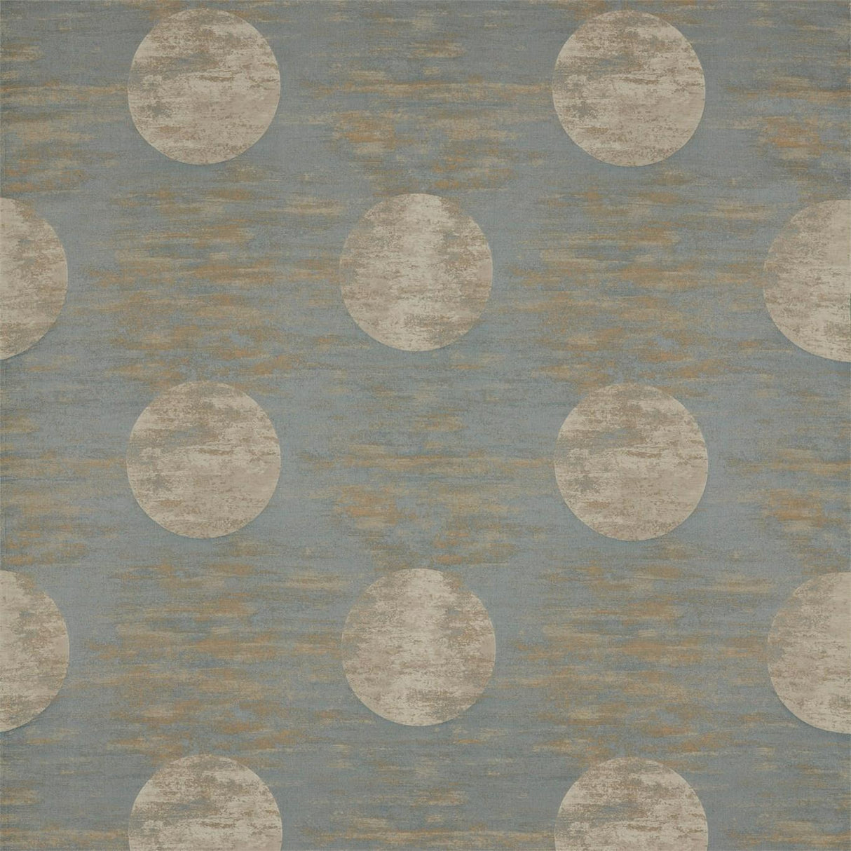 Zoffany Moon Silk Blue Grey Fabric