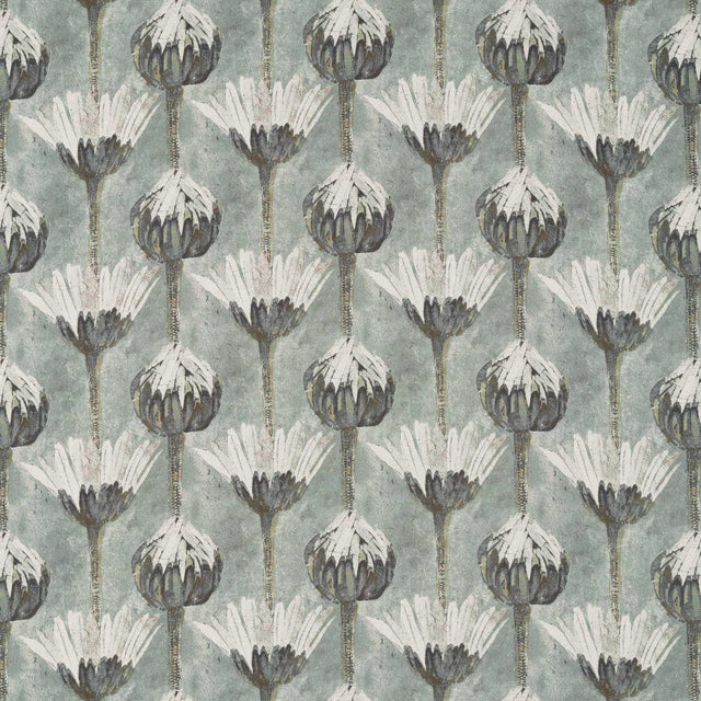 Zoffany Marketa Logwood Grey Fabric