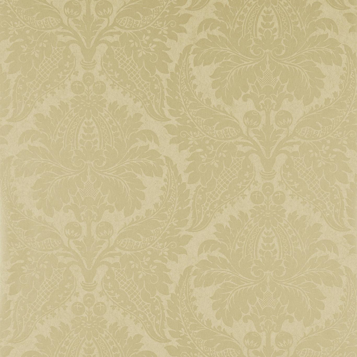 Zoffany Malmaison Damask Champagne Wallpaper