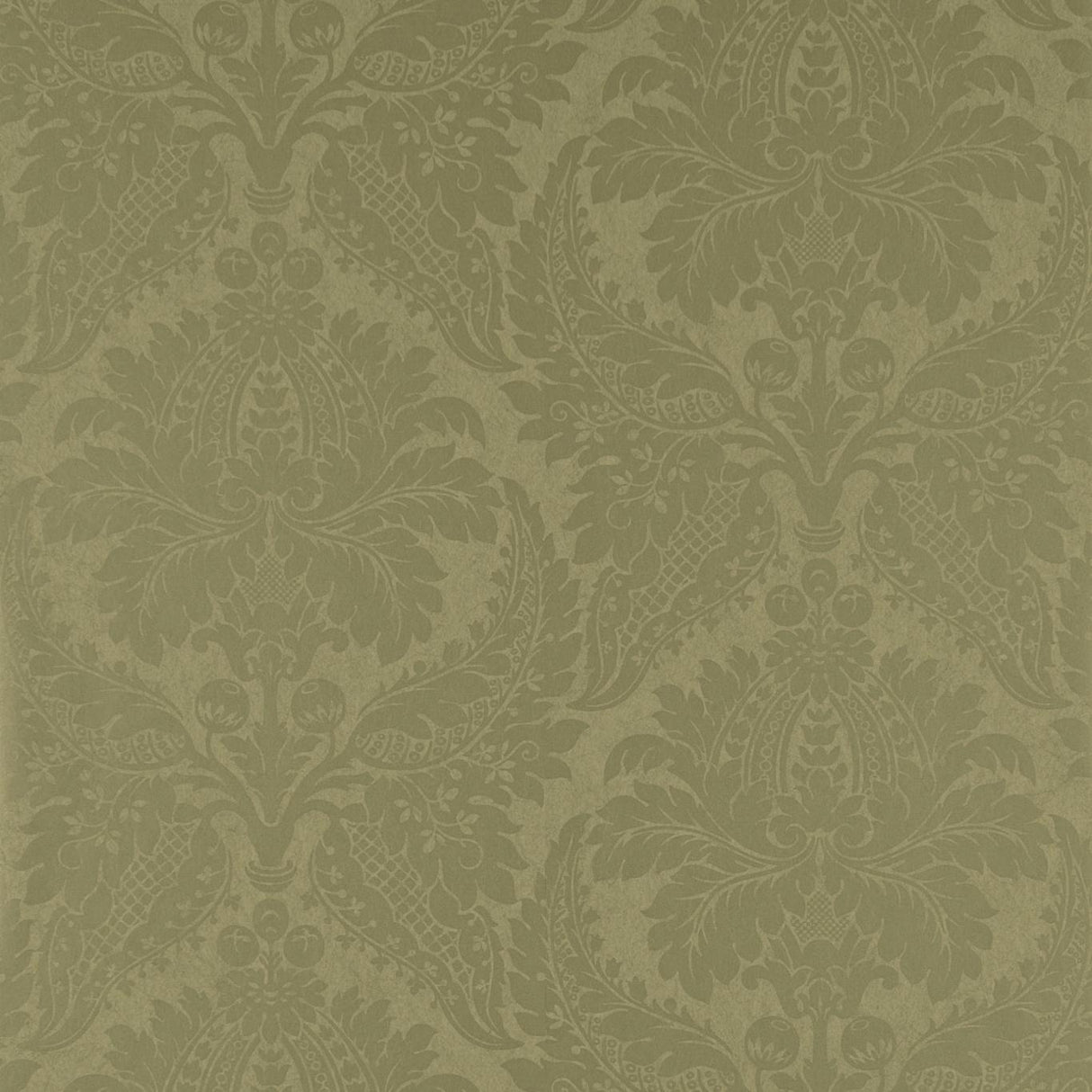 Zoffany Malmaison Damask Old Gold Wallpaper