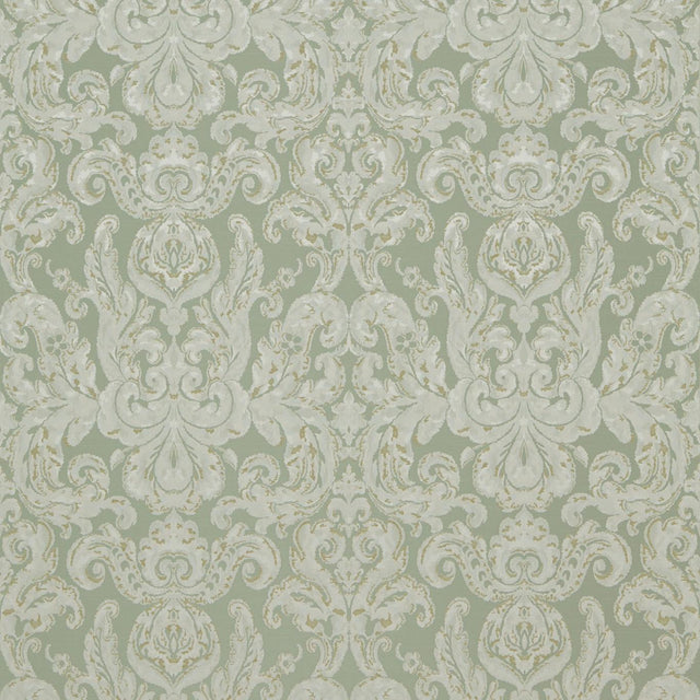 Zoffany Brocatello Sea Green Fabric