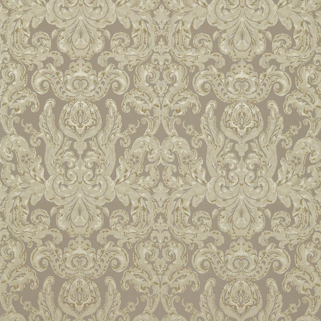 Zoffany Brocatello Antique Gold Fabric