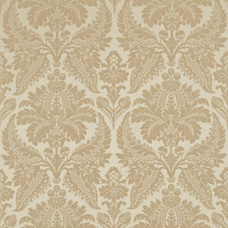 Zoffany Malmaison Damask Pale Gold Fabric