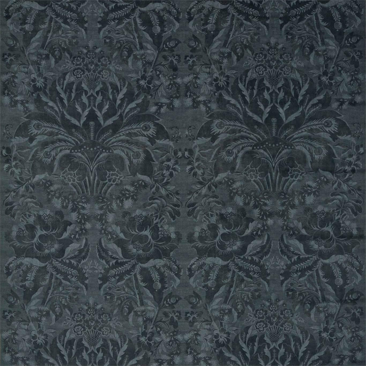 Zoffany Ducato Velvet Reign Blue Fabric