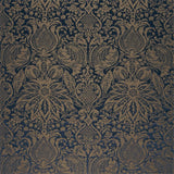 Zoffany Mitford Weave Prussian Copper Fabric