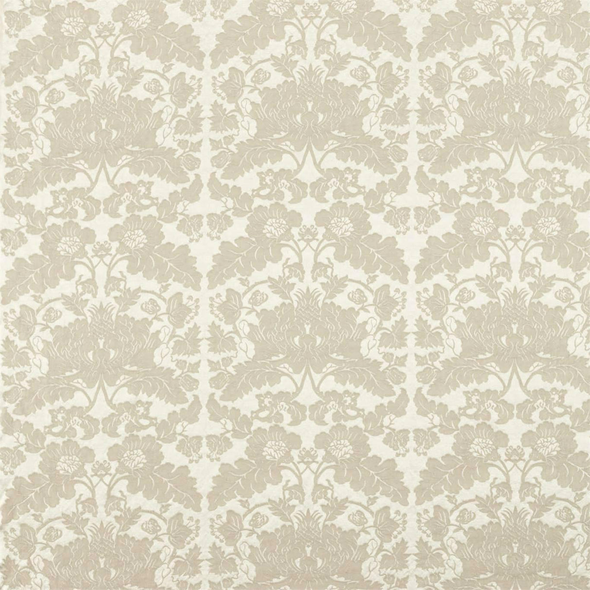 Zoffany Villandry Weave White Opal Fabric