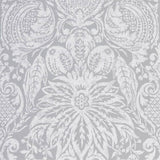 Zoffany Mitford Damask Empire Grey Wallpaper
