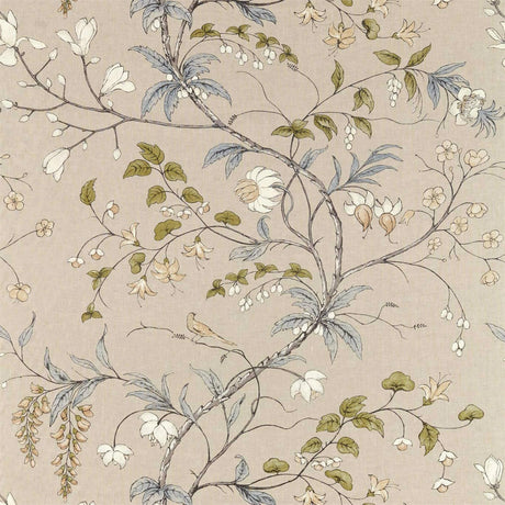 Zoffany Chambalon Trail Mercury/Platinum Grey Fabric