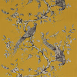 Zoffany Darnley Toile Velvet Tigers Eye Fabric