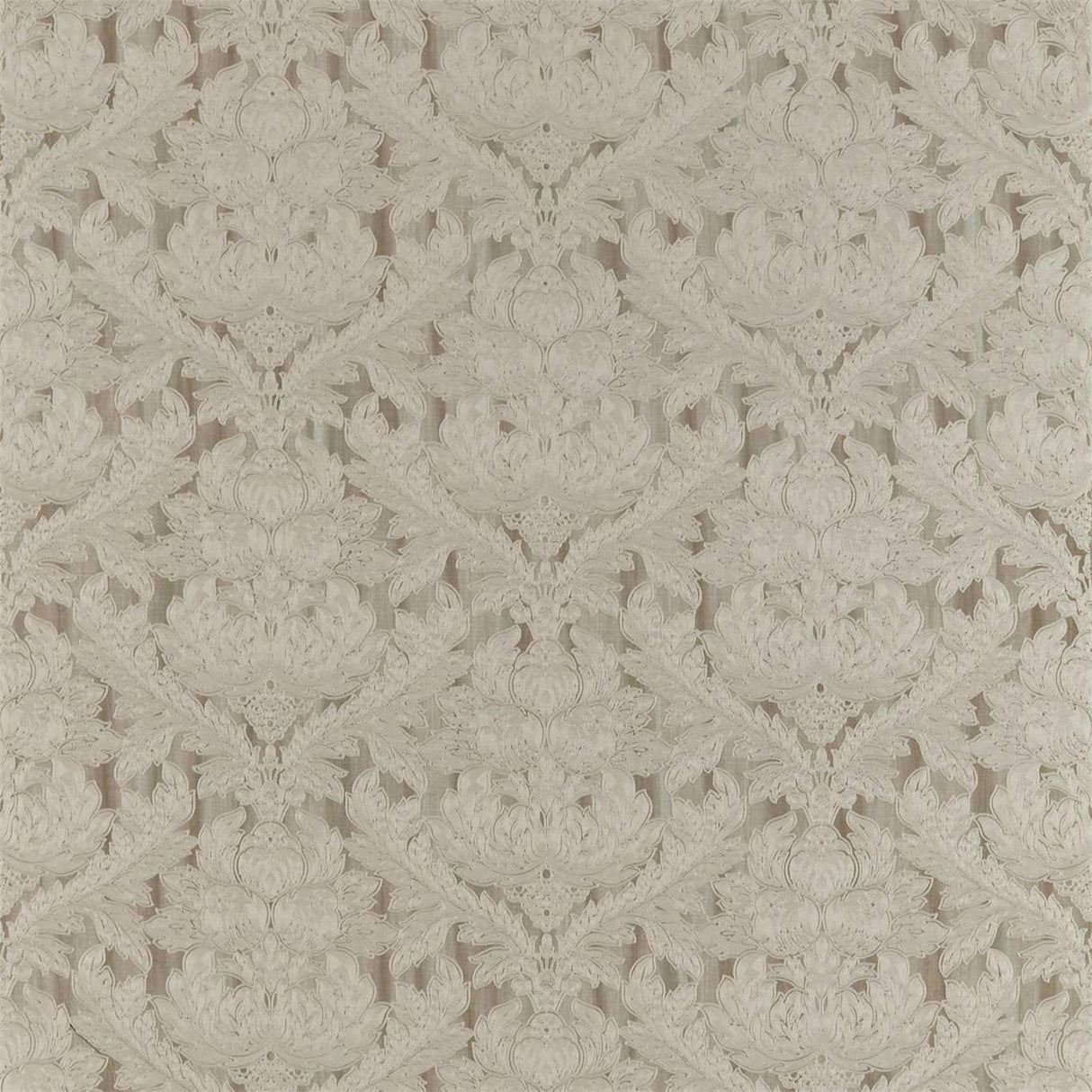 Zoffany Heiress Damask Stone Fabric