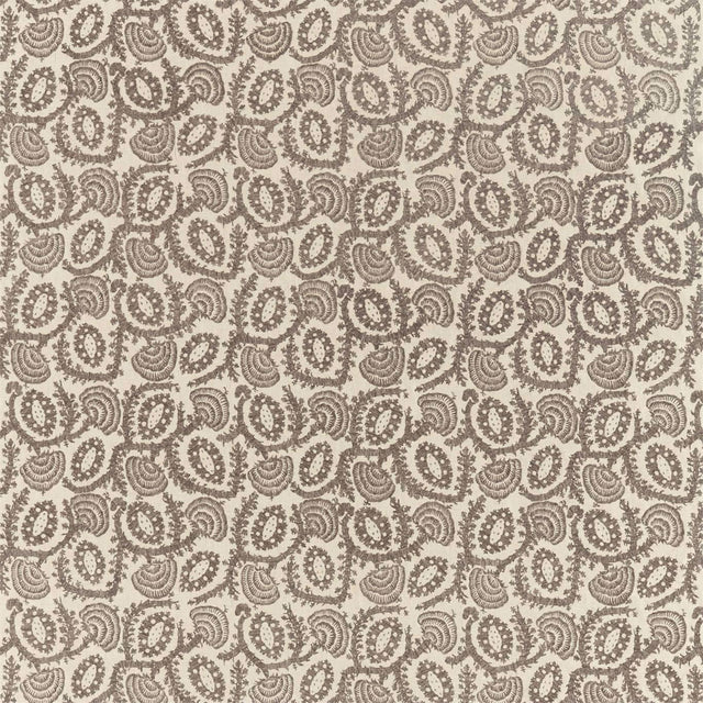 Zoffany Suzani Embroidery Zinc/Mousseux Fabric