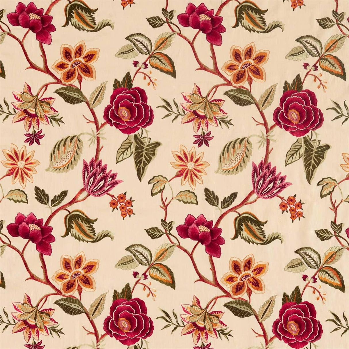 Zoffany Anjolie de Novo Russet Fabric