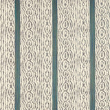 Zoffany Lennox Stripe Silver/Poison Fabric