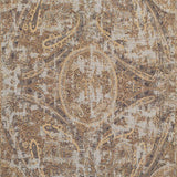 Zoffany Elswick Paisley Blue Umber Fabric