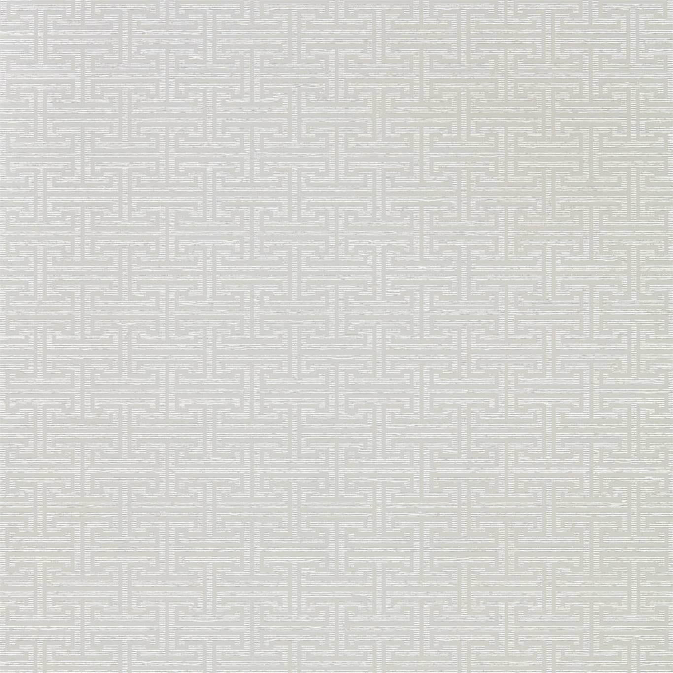 Zoffany Ormonde Key Silver Wallpaper by Zoffany