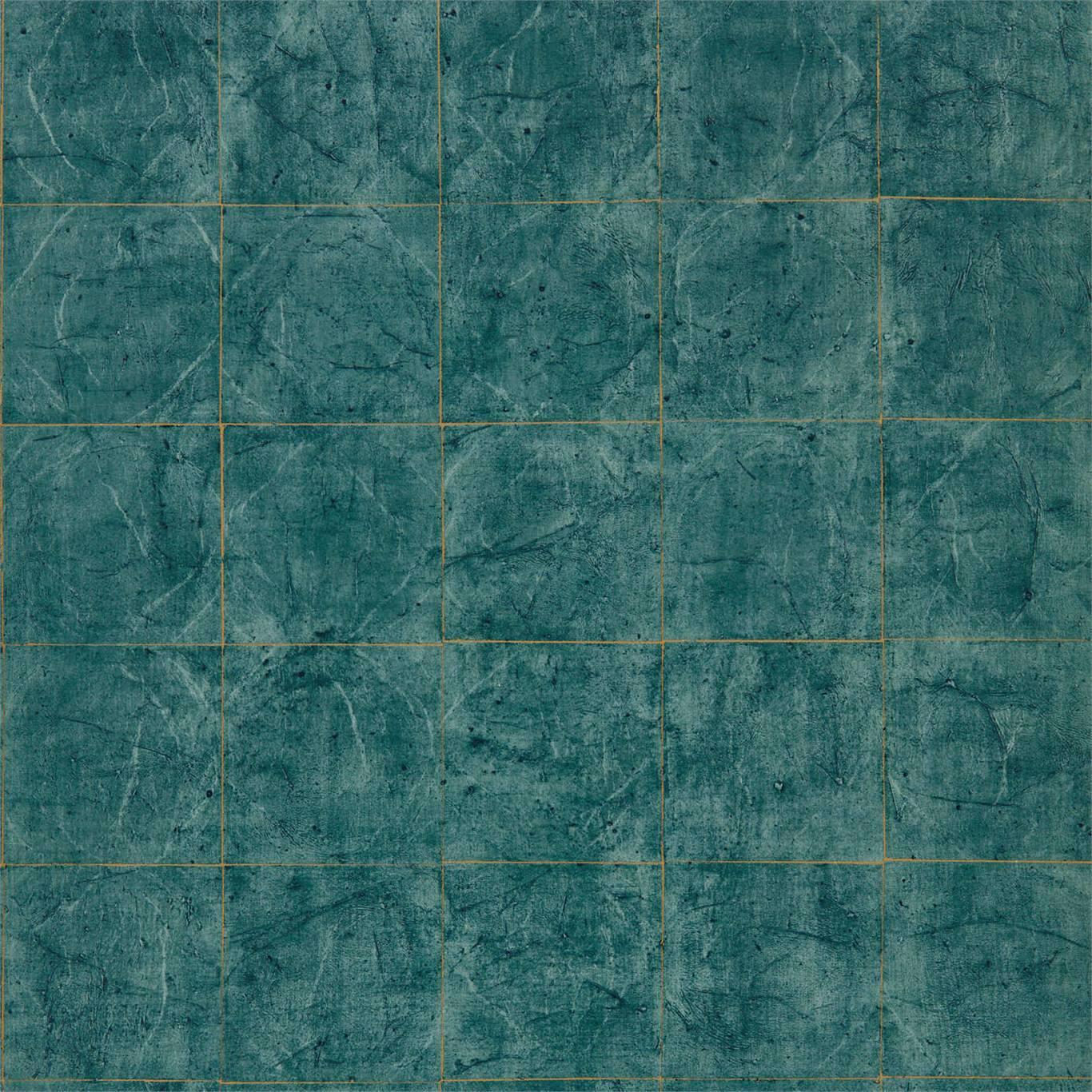 Zoffany Piastrella Huntsman Green Wallpaper by Zoffany