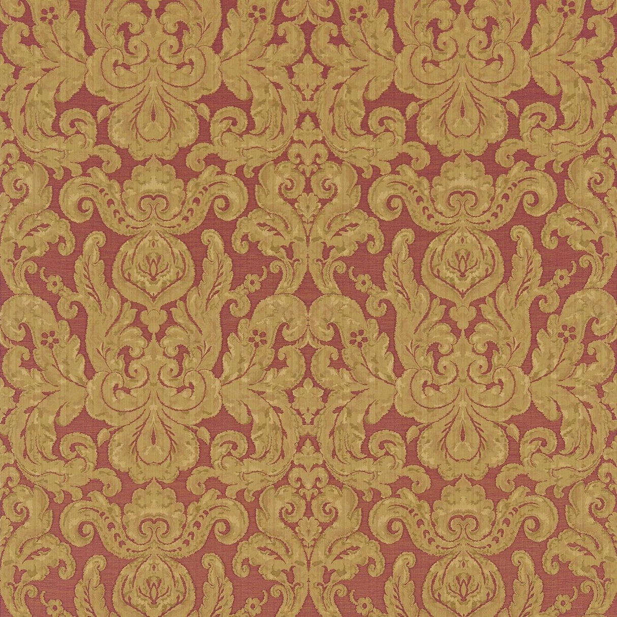 Zoffany Brocatello Red Fabric