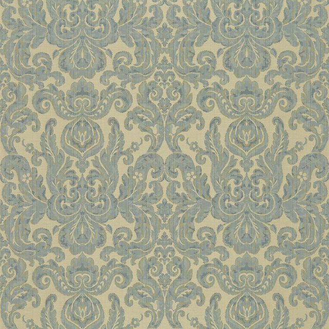 Zoffany Brocatello Blue Fabric