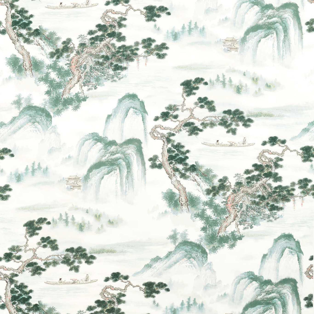 Zoffany Floating Mountains Mineral Fabric