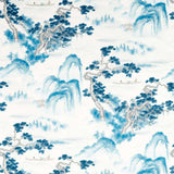 Zoffany Floating Mountains Indigo Fabric