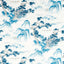Zoffany Floating Mountains Indigo Fabric
