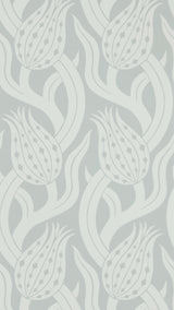 Zoffany Persian Tulip Quartz Grey Wallpaper