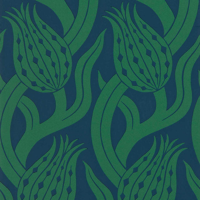 Zoffany Persian Tulip Poison Wallpaper