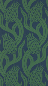 Zoffany Persian Tulip Poison Wallpaper
