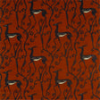 Zoffany Deco Deer Velvet Sahara Fabric