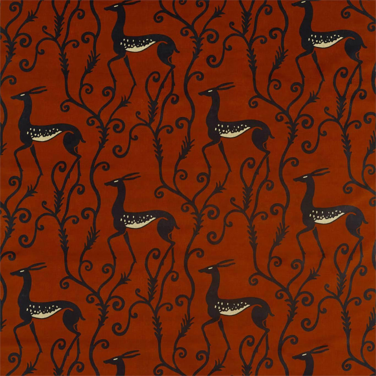 Zoffany Deco Deer Velvet Sahara Fabric