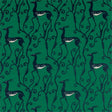 Zoffany Deco Deer Velvet Malachite Fabric