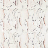 Zoffany Les Dames Rose Quartz / Ink Fabric