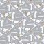 Zoffany Rakugaki Quartz Grey Fabric