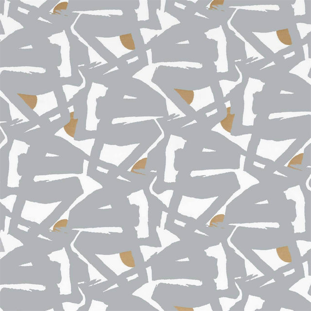 Zoffany Rakugaki Quartz Grey Fabric