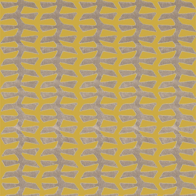 Zoffany Verdi Applique Tigers Eye Fabric