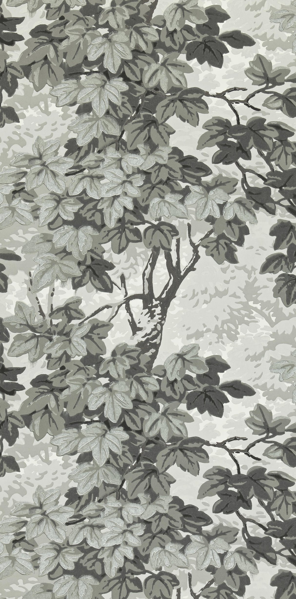 Zoffany Richmond Park Charcoal Wallpaper
