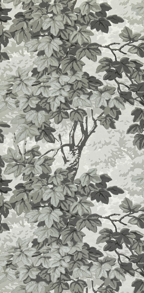Zoffany Richmond Park Charcoal Wallpaper