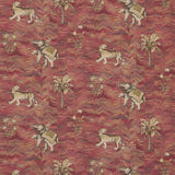 Zoffany Jaipur Red Fabric