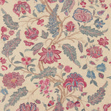Zoffany Kalamkari Indigo/Red Fabric