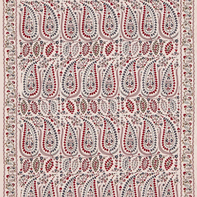 Zoffany Jayshree Red/Blue Fabric