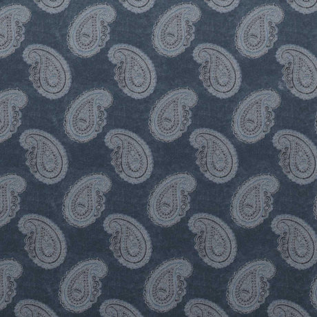 Zoffany Orissa Velvet Blue Fabric