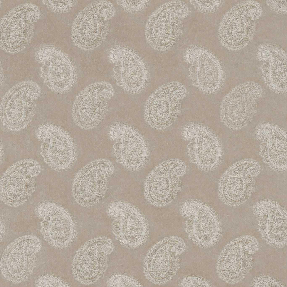 Zoffany Orissa Velvet Pale Linen Fabric