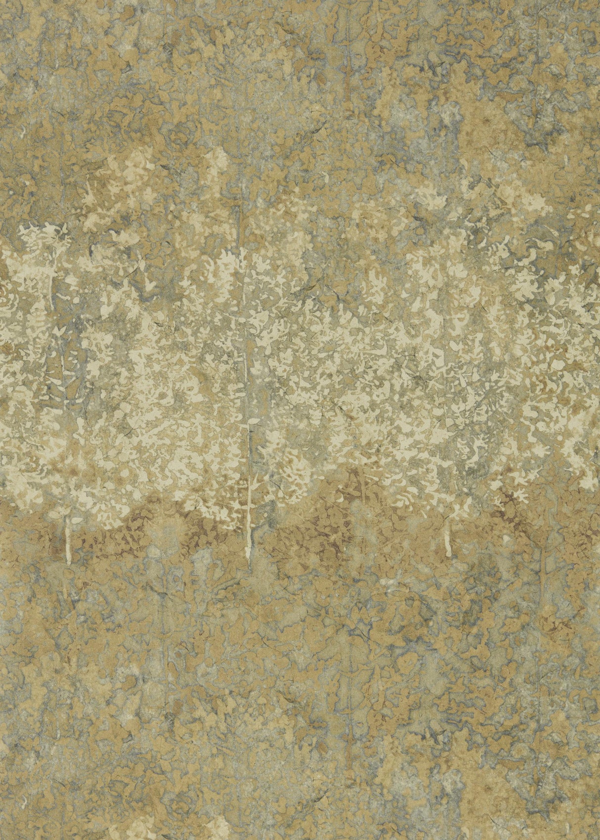 Zoffany Belvoir Belvoir Blue/Amber Wallpaper